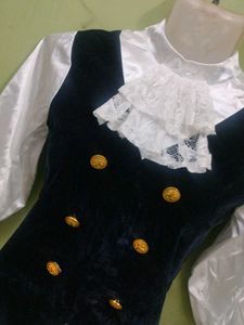 Vintage Inspired Velvet Top