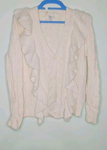 White Cardigan