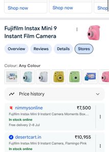 Fijifilm Instax Mini 9
