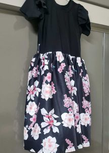 Cute Black &amp; Floral Dress