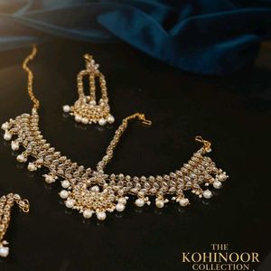 New Kundan Mathapatti Tikka Set for bride
