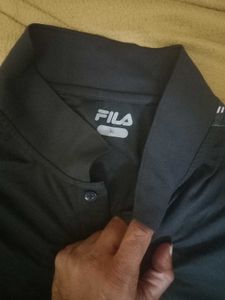 Fila Black Polo Shirt