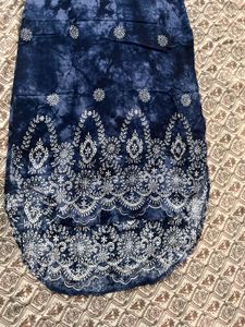 Blue Tie-Dye Kurti