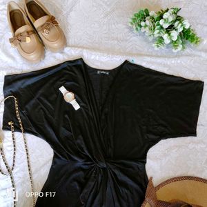 Shein Deep V Neck Kont Dress