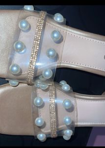 Metro Pearl Embellished Heels
