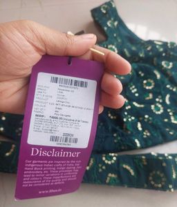 Libas Green lehenga choli/ready to wear saree