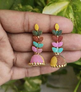 Colorful Jhumka Earrings