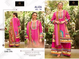 Elegant Unstitched Pakistani Suit