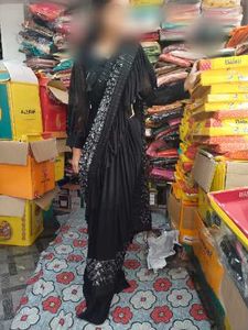 Elegant Black Saree