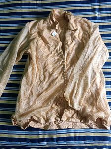 Golden Party Wear Top