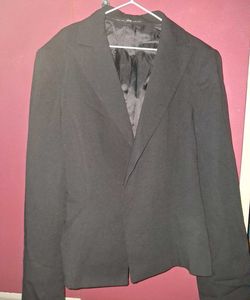 Classy Black Short Coat/Blazer With Tie Up Back