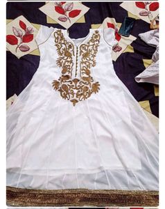 Chiffon Anarkali Kurta Size: 38inc