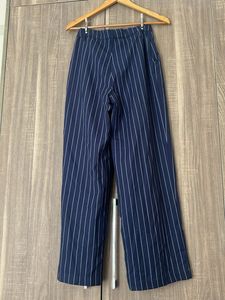 H&amp;M Striped Paperbag Waist Pants