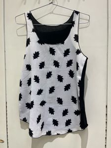 White Too With Black Leaves