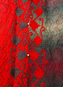 Red Woolen Set