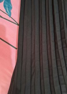 Elegant Black Pleated Skirt