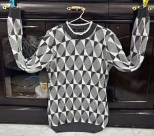 Patterned Knit Sweater