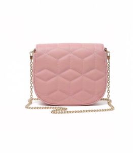 Pink Quilted Crossbody Bag