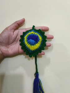 Crochet Peacock Ornament