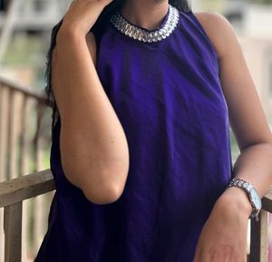 Purple Embellished cord set