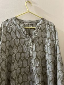 Stylish Patterned Tunic Top