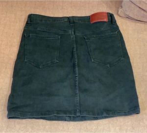 Dark Wash Denim Mini Skirt