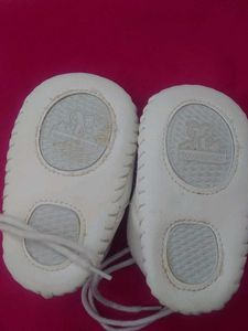 Baby White Shoes - Size 11