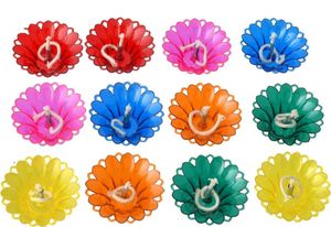 Colorful Flower Reflection / Shadow Diya Set