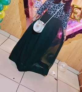 Elegant Black Ethnic Gown