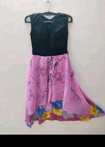 Unique Black &amp; Pink Dress