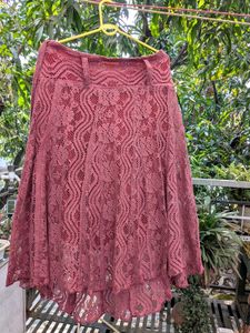 Lace Midi Skirt