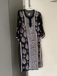 Mesh Chikankari Kurti