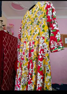 Colourful Kurti Anarkali Style