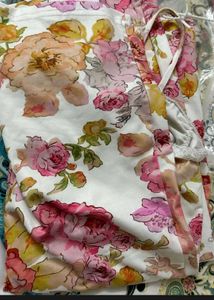 Floral Satin Slip Dress