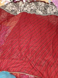 Floral Print Saree