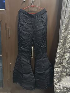 black suit with mirror work