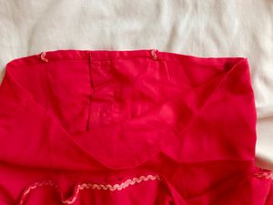 Ruffled Cross Back Crop Top