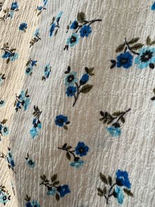 Shein Floral Print Square Neck Top