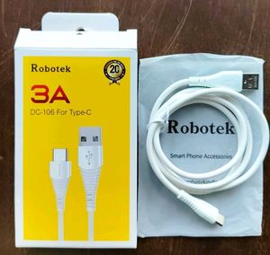 Robotek  3A Fast Charging Type-C Data Cable