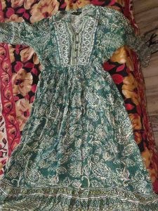Mutli Green 💚 Maxi Dress