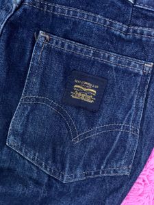 Ripped Dark Wash Denim Jeans