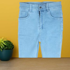 Women Blue Bootcut Jeans Size 24 (O-26)