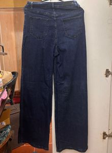 Wide Leg Denim Pants