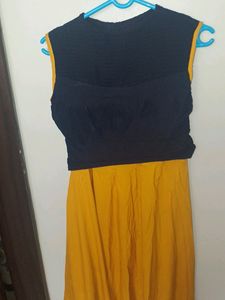 Yellow dress for women