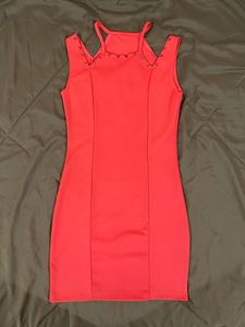 Orange Bodycon Dress 🍊