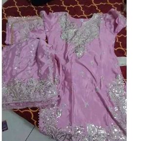 Elegant Pink Embroidered Salwar Kameez Suit