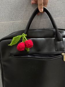 Cherry Crochet Bag Charms