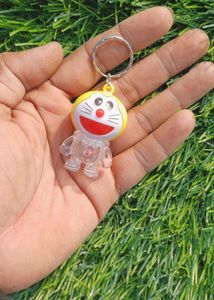 SET OF 1 Doremon Light Keychain