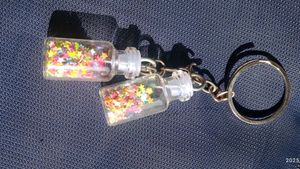 Beautiful glitter keychain
