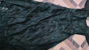 Elegant Grey Embroidered Gown